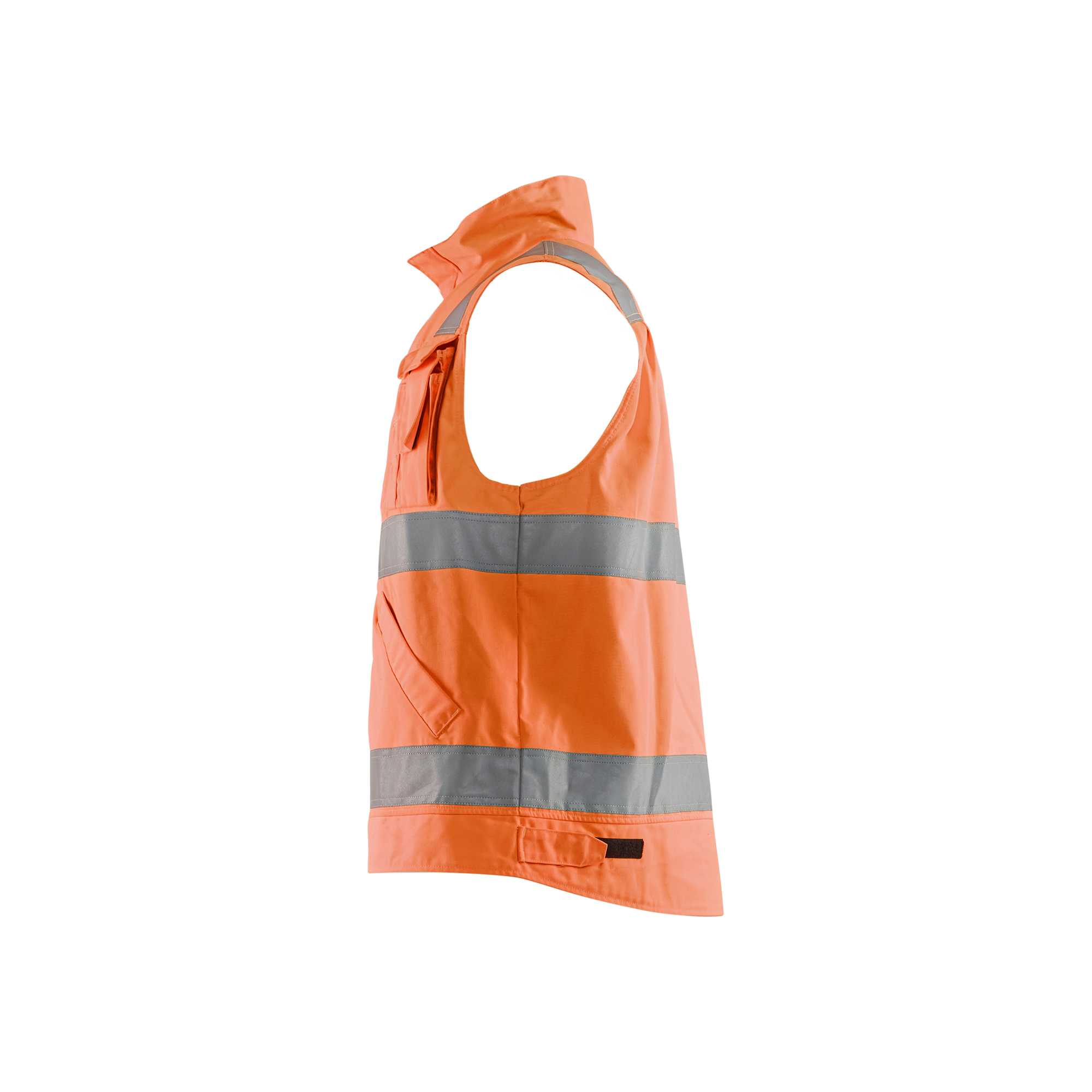 BLAKLADER 85051804 HI VIS VEST Hi Vis Reflective Work Waistcoat MEN - 85% Polyester